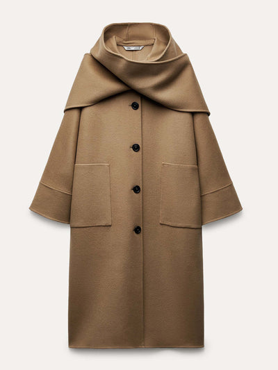 Zara Double-faced wool coat at Collagerie
