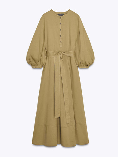 Zara ZW Collection belted shirt dress at Collagerie