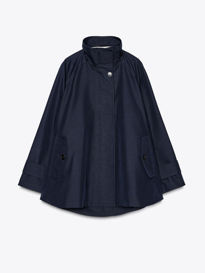 Zara ZW Collection cape jacket with tabs at Collagerie