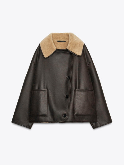 Zara ZW Collection double-faced jacket at Collagerie