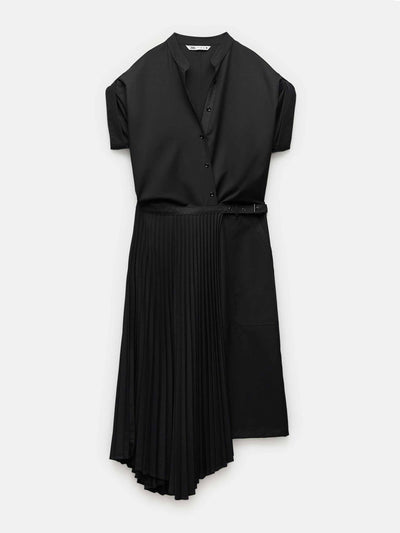 Zara Zw collection dress with pleated skirt at Collagerie