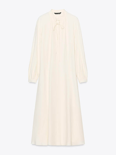 Zara ZW Collection dress with ties at Collagerie