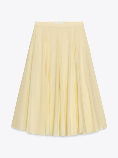 Zara ZW Collection flared midi skirt at Collagerie