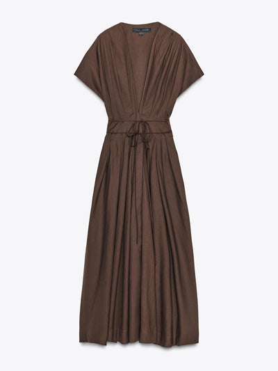 Zara ZW Collection midi darted dress at Collagerie