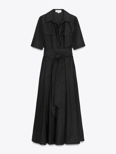 Zara ZW Collection poplin midi dress at Collagerie