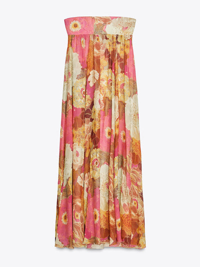 Zara ZW Collection printed dress at Collagerie