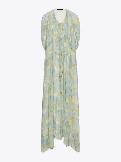 Zara ZW Collection printed dress at Collagerie