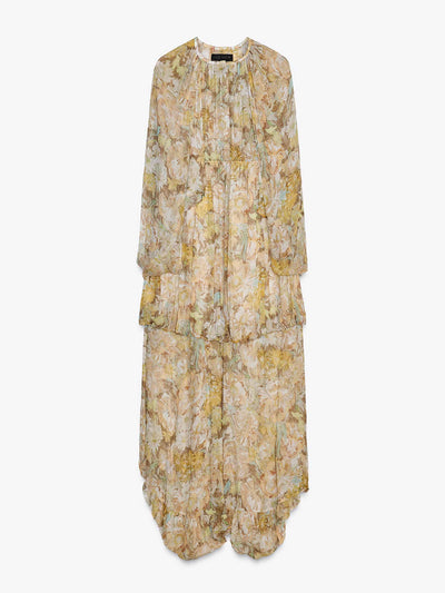 Zara ZW Collection printed long dress at Collagerie
