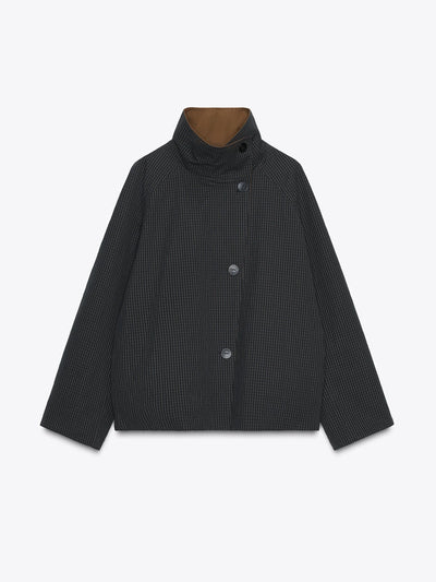 Zara ZW Collection reversible short trench coat at Collagerie