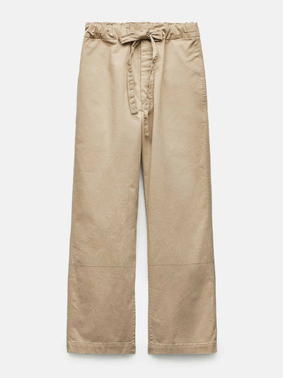 Zara Faded twill pyjama-style trousers at Collagerie