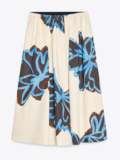 Zara ZW Collection voluminous midi skirt at Collagerie