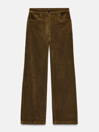 Zara ZW Collection wide-leg corduroy trousers at Collagerie