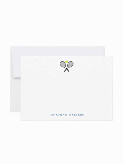 Zazzle Personalised tennis note cards at Collagerie