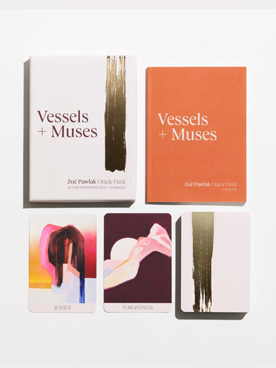 Zoë Pawlak Oracle Deck Vessels & Muses Oracle Deck + Guide Book at Collagerie