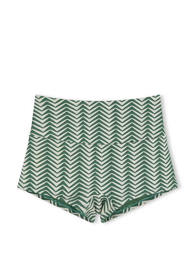Zulu & Zephyr Green zig zag boy short at Collagerie
