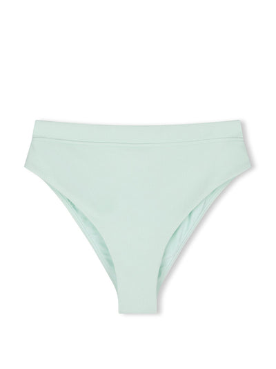 Zulu & Zephyr Seaglass textured high waistband brief at Collagerie