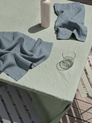 Sage linen tablecloth