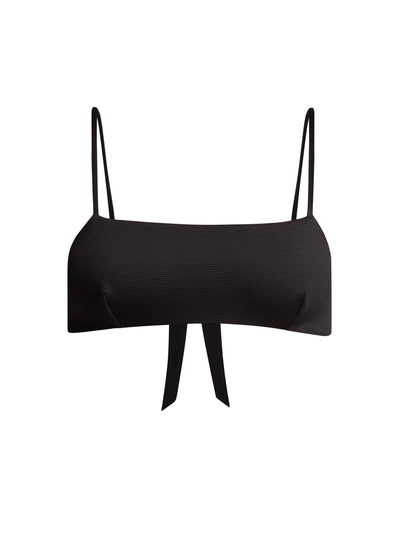 Casa Raki Ana black bikini top at Collagerie