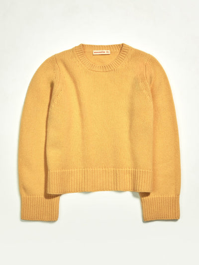 &Daughter Slouch wool/cashmere crewneck in yellow at Collagerie