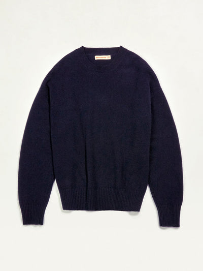 &Daughter Navy Innes Geelong slouch crewneck at Collagerie
