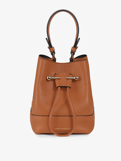 Strathberry Tan Lana Osette bucket bag at Collagerie