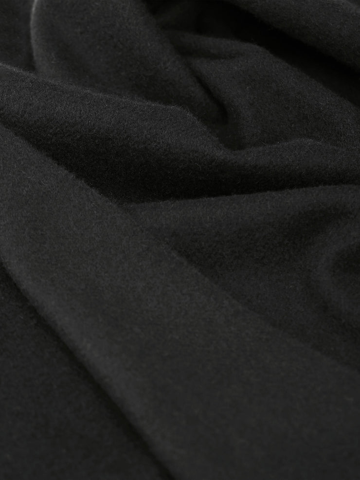 Dark grey cashmere scarf