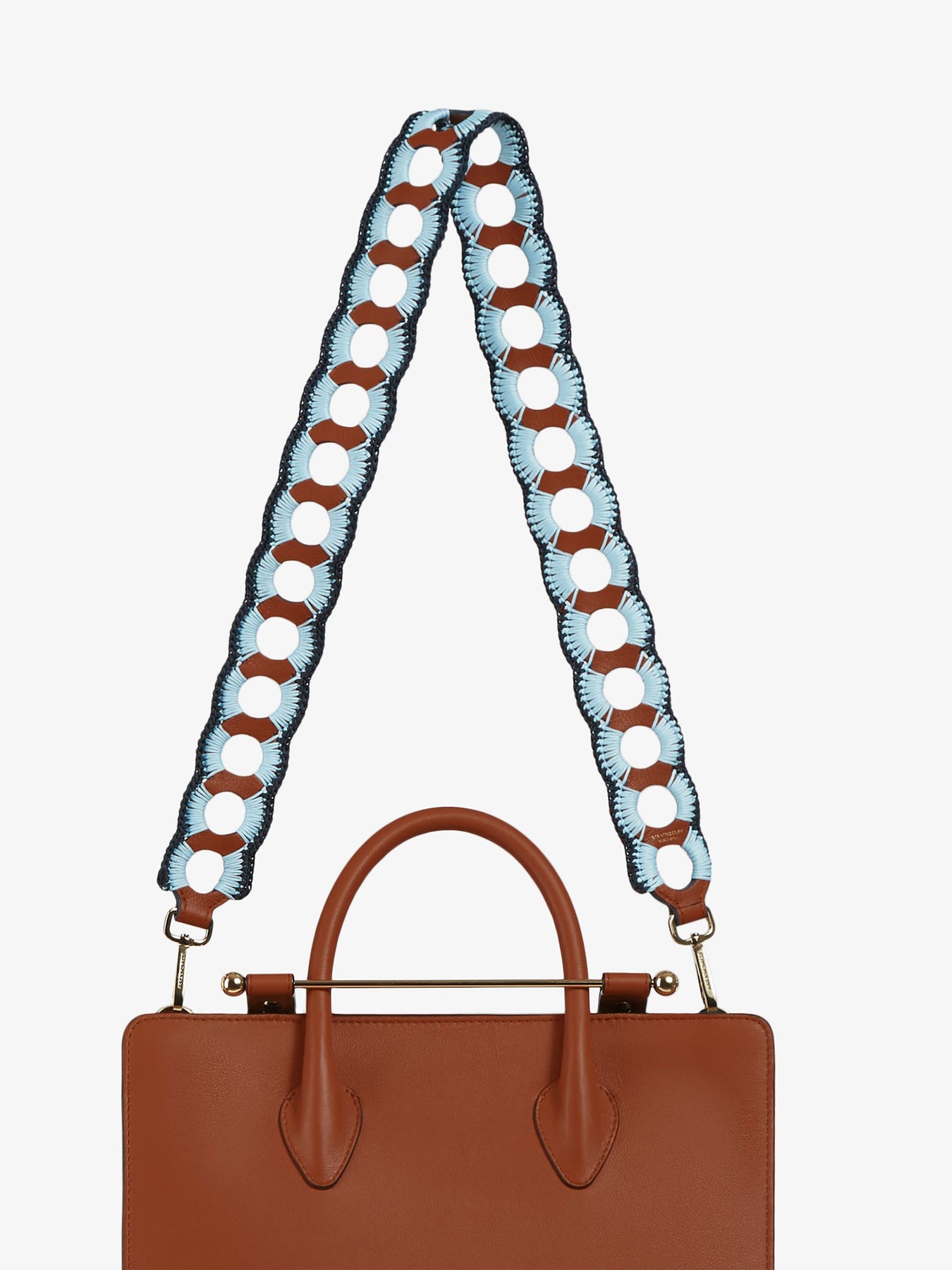 The Strathberry Midi Tote - Chestnut