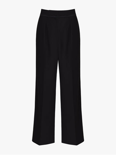 Issue Twelve Black high-waisted wool trousers at Collagerie