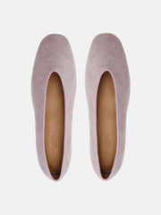 Lilac linen regency slipper