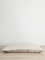 Natural silk linen flip pillowcase