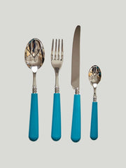 Light blue cutlery 4 piece set