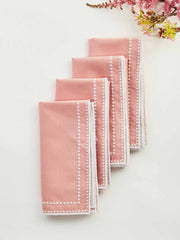 Margaux pink napkin set of 4
