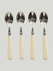 Ivory cutlery teaspoon 4 piece set