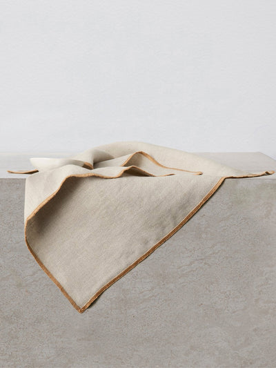 Cultiver Natural Cara edged napkins at Collagerie