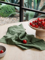 Forest linen table napkins
