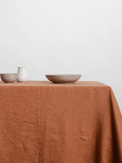 Cultiver Cedar linen tablecloth at Collagerie