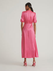 Lea long B dress in Punch Pink