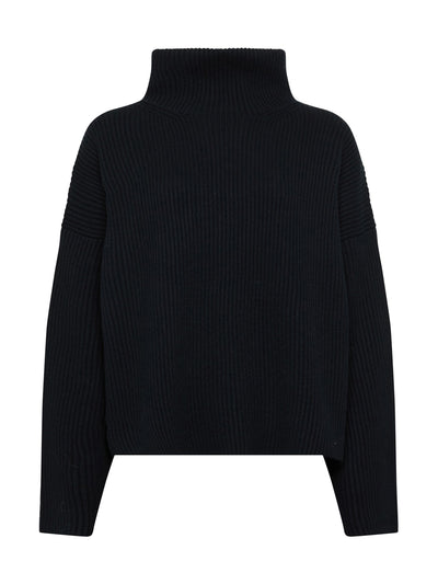 Totême Turtleneck wool-blend knitted jumper at Collagerie