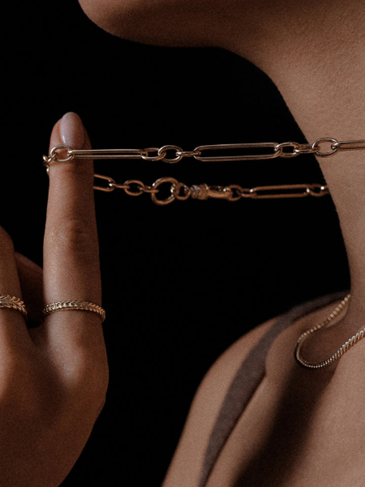 Signature trombone link chain