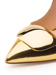 Gold Elba chrome heels
