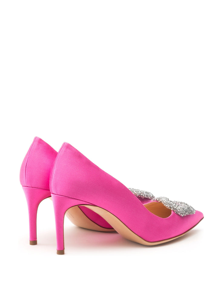 Pink Nada crystal heels