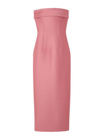 Emilia Wickstead Pink Keeley Dress at Collagerie