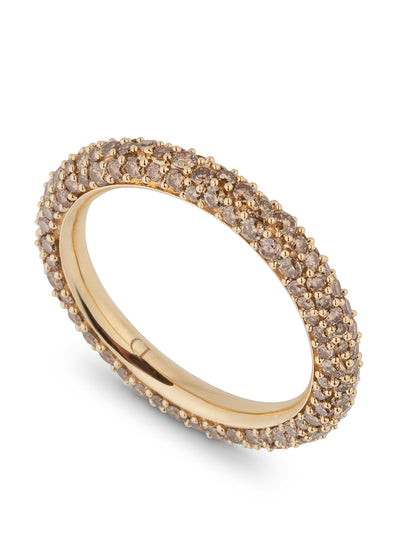 Lucy Delius Diamond pavé eternity ring at Collagerie