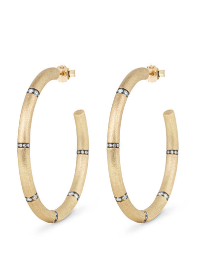 Lucy Delius Diamond lines hoops at Collagerie