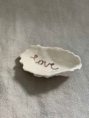 Porcelain oyster shell dish Interiors Joanna Ling Ceramics    - Collagerie