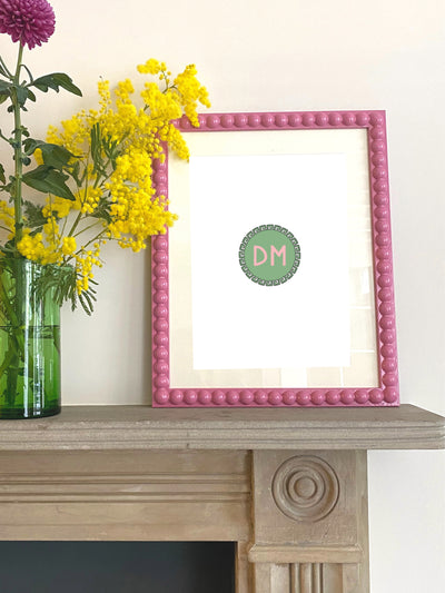 Domenica Marland Pink bubble frame at Collagerie