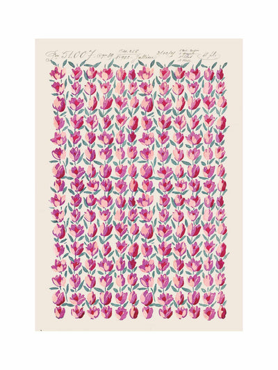 Print Sisters No.014 'Tulip Kisses' vintage archive poster print at Collagerie