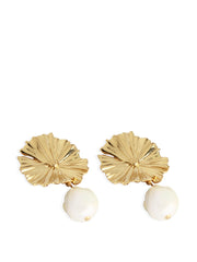 Gold pearl Amary earrings