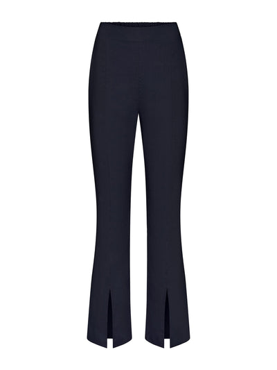 Anemos The Front Slit Pant in stretch linen at Collagerie