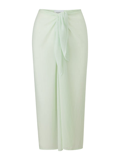 Anemos The Wrap midi skirt in sheer eco-chiffon at Collagerie